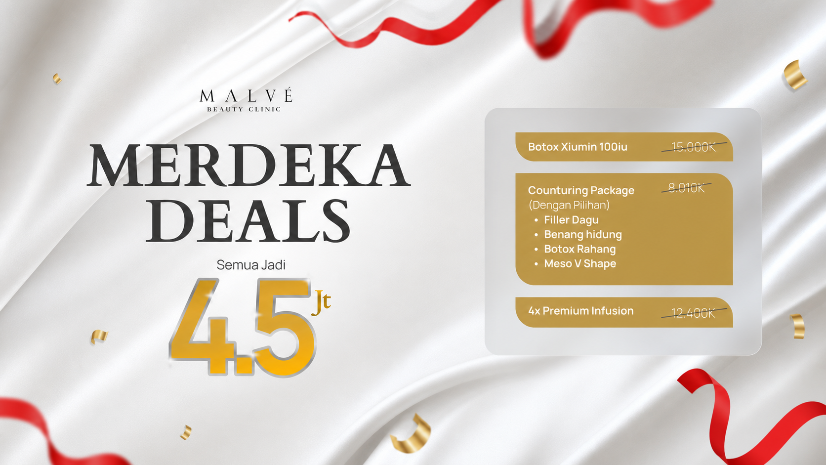 Banner promo Merdeka Deals semua pilihan Rp4,5 juta